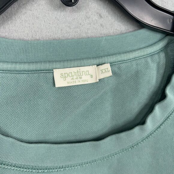 Spartina 449 Sweatshirt Womens 2XL Alpine Green Hiker Asheville Boat Beach Comfy - Picture 4 of 13